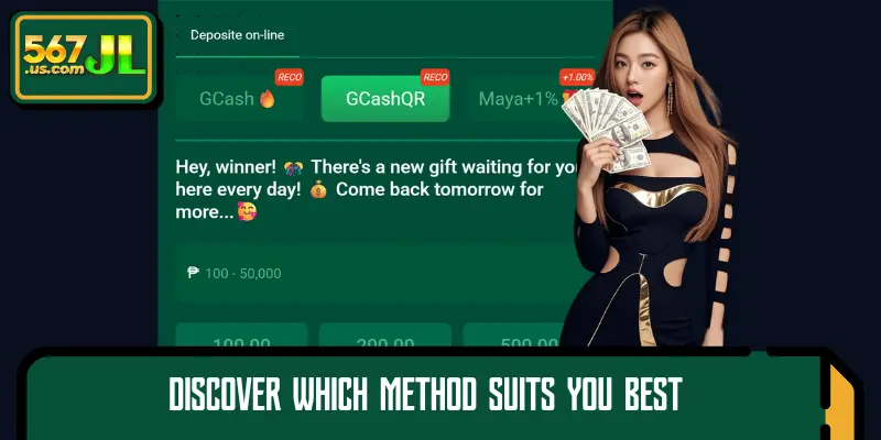 Discover which method suits you best