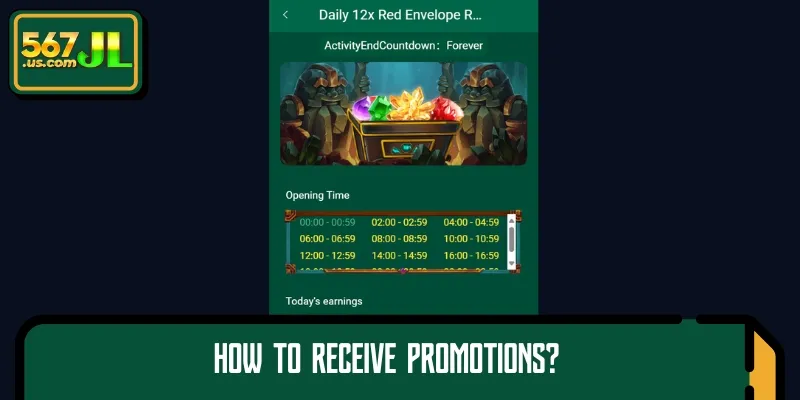 Instructions for receiving promotions to retain members