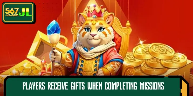 Players receive gifts when completing missions