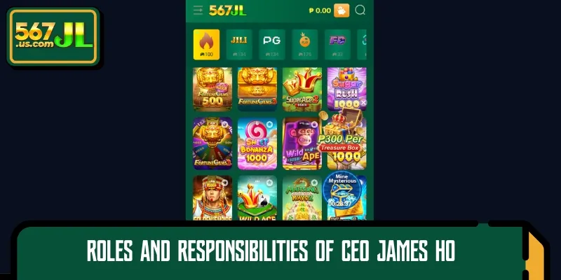 James Ho's role and responsibilities towards the house